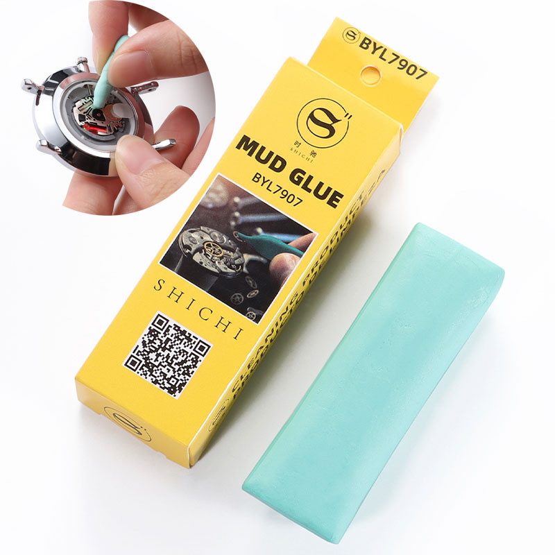 นาฬิกา Dial Cleaning Putty​ ชิ้นส่วนนาฬิกาการเคลื่อนไหวทําความสะอาดดินฝุ่นกําจัดปนเปื้อนน้ํามัน กริม เครื่องมือกําจัดสําหรับช่างซ่อมนาฬิกาซ่อมเครื่องมือ