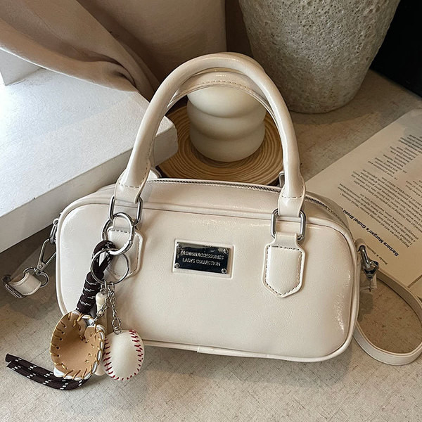 perota brand กระเป๋า cecelle กระเป๋าโบว์ลิ่งแบบพกพาสไตล์ตะวันตกสไตล์เกาหลีรุ่นใหม่สำหรับผู้หญิงกระเป