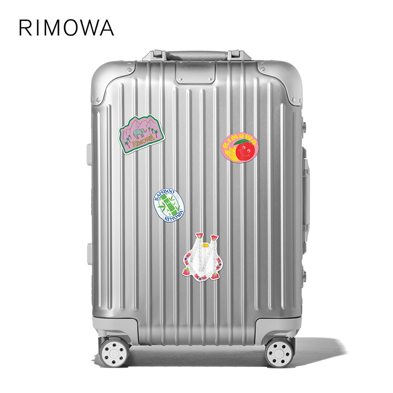 [ของขวัญคริสต์มาส] RIMOWA/RIMOWA กระเป๋าเดินทางกระเป๋าเดินทางกระเป๋าถือ Check-In Case ชุดสติ๊กเกอร์
