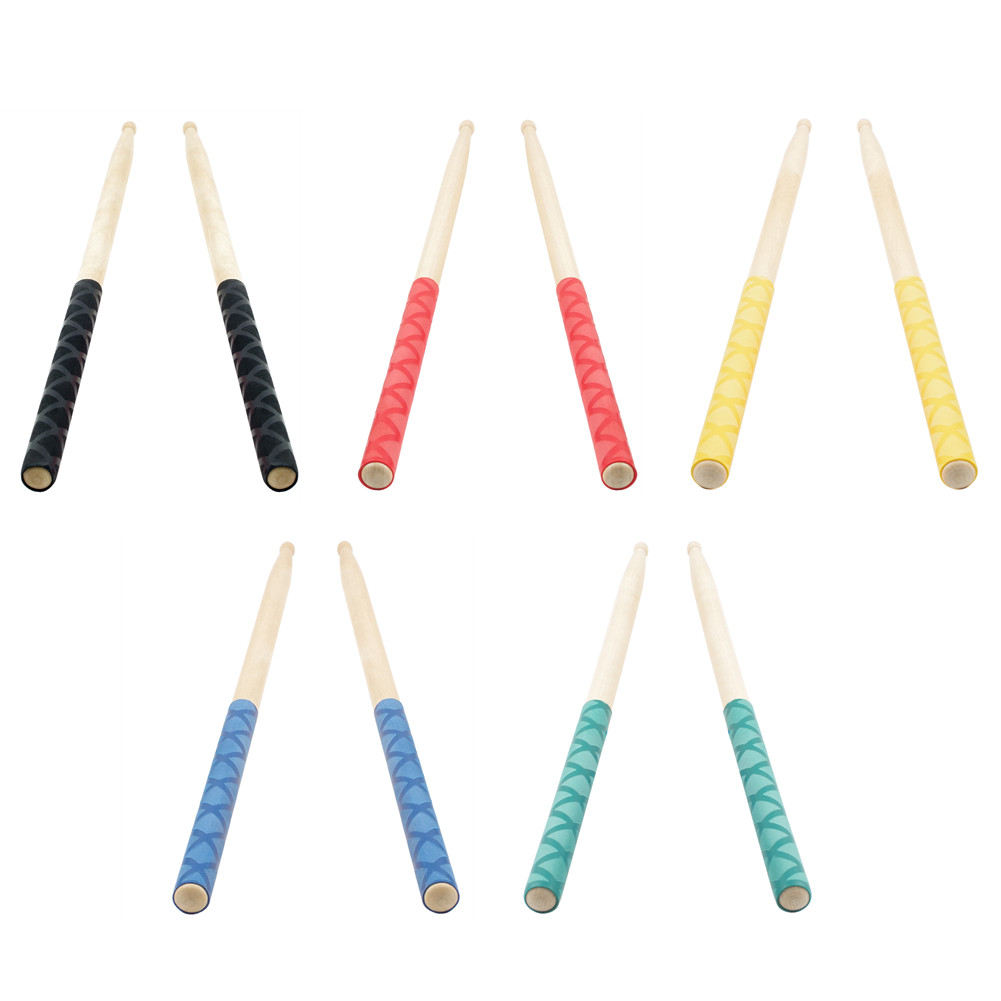 ECHO- ~2Pcs Drum Stick Grips Drumsticks Anti-slip Sweat Absorbed Grip for 7A 5A 5B 7B【Echo-baby】