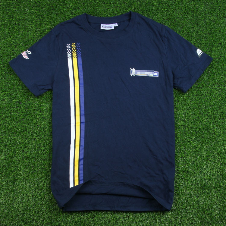 เสื้อเชิ๊ต MOTORcycle GP ลายพิมพ์ Qilin คอรอบ-arm แขนสั้นสำหรับผู้ชาย ดีไซน์สไตล์การแข่งขัน