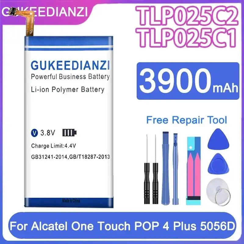 แบตเตอรี่โทรศัพท์มือถือ TLP025C2 TLP025C1 3900mAh สําหรับ Alcatel One Touch Pop 4 Plus 4 + OT-5056D 