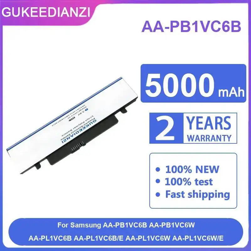 แบตเตอรี่แล็ปท็อปสําหรับ Samsung AA-PB1VC6B AA-PB1VC6W AA-PL1VC6B AA-PL1VC6B E AA-PL1VC6W AA-PL1VC6W