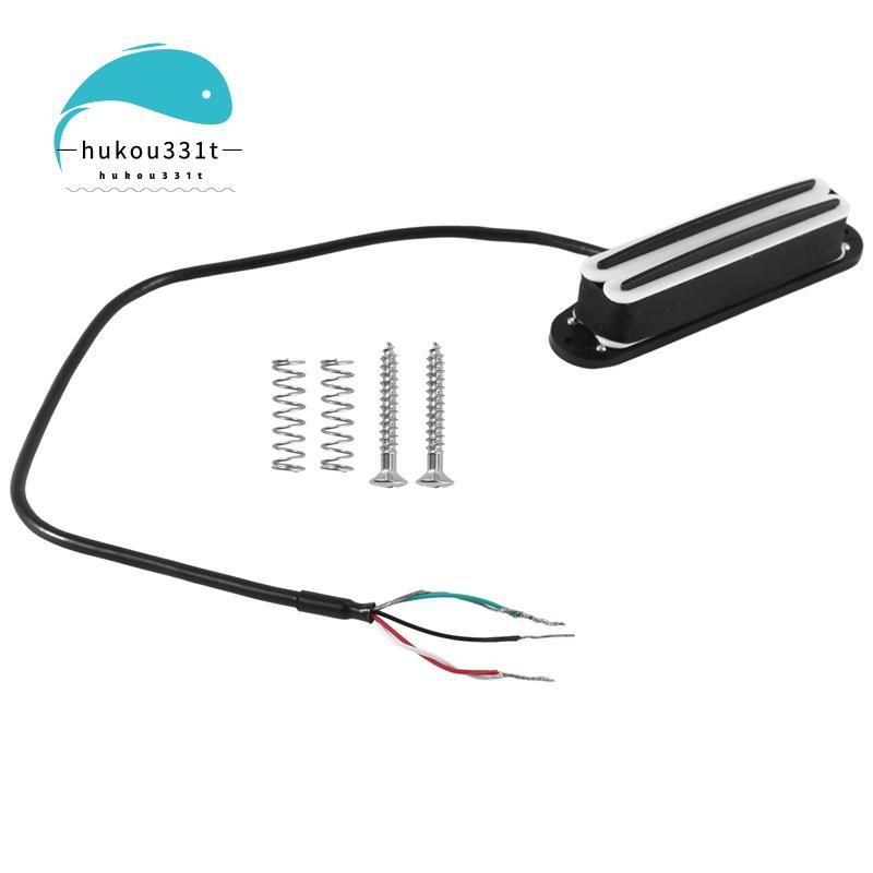 [ยืนยัน H3]กระบะรางร้อนรางคู่ 11K Alnico5 Guitar Pickup Fit กีตาร์ไฟฟ้า, สีขาว