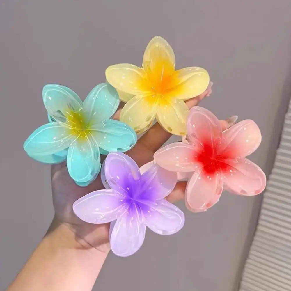 กิ๊บติดผม กิ๊บดอกไม้ ลายดอกไม้ หวาน สไตล์ฮาวาย ยุโรป และอเมริกา เครื่องประดับผม สําหรับผู้หญิง-ส่งเร็ว