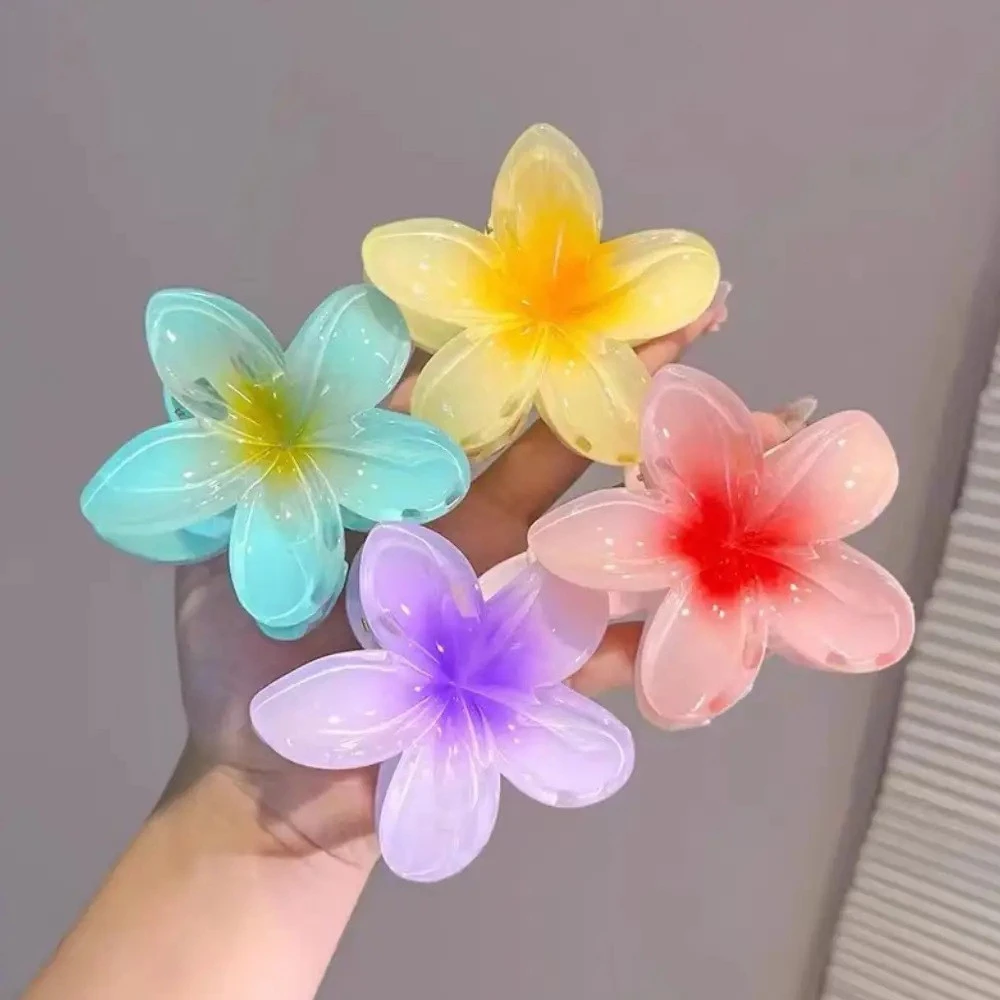 กิ๊บติดผม กิ๊บดอกไม้ ลายดอกไม้ หวาน สไตล์ฮาวาย ยุโรป และอเมริกา เครื่องประดับผม สําหรับผู้หญิง-ส่งเร็ว