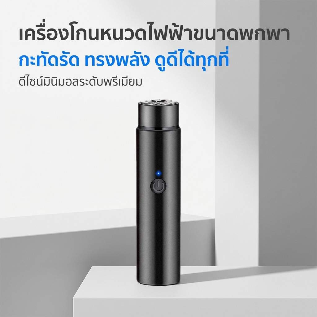เกรดดีที่สุด เครื่องโกนหนวดไฟฟ้า ที่โกนหนวด มีดโกนหนวดไฟฟ้า ขาร์จด้วย USB ใบมีดทำงานด้วยระบบมอเตอร์ความเร็วสูง