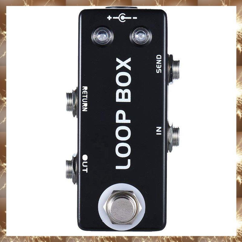 (OKB) Mini Guitar Effect Pedal Loop Box Switcher Channel Selection True Bypass