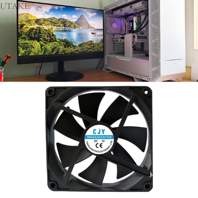 Utake 14025 5V-24V พัดลม Optimized Airflow สําหรับอุปกรณ์ขนาดเล็กและเซิร์ฟเวอร์ตู้ระบายความร้อน