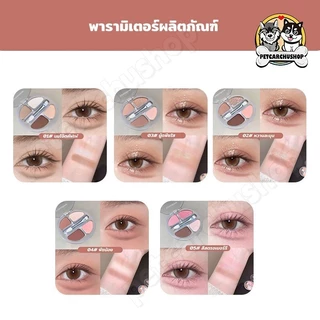 Kakashow 4 สี พาเลตตา ไฮไลต์+เฉดดิ้ง จบในตลับเดียว เขียนง่าย กันน้ํากันเหงื่อ ติดทนนาน