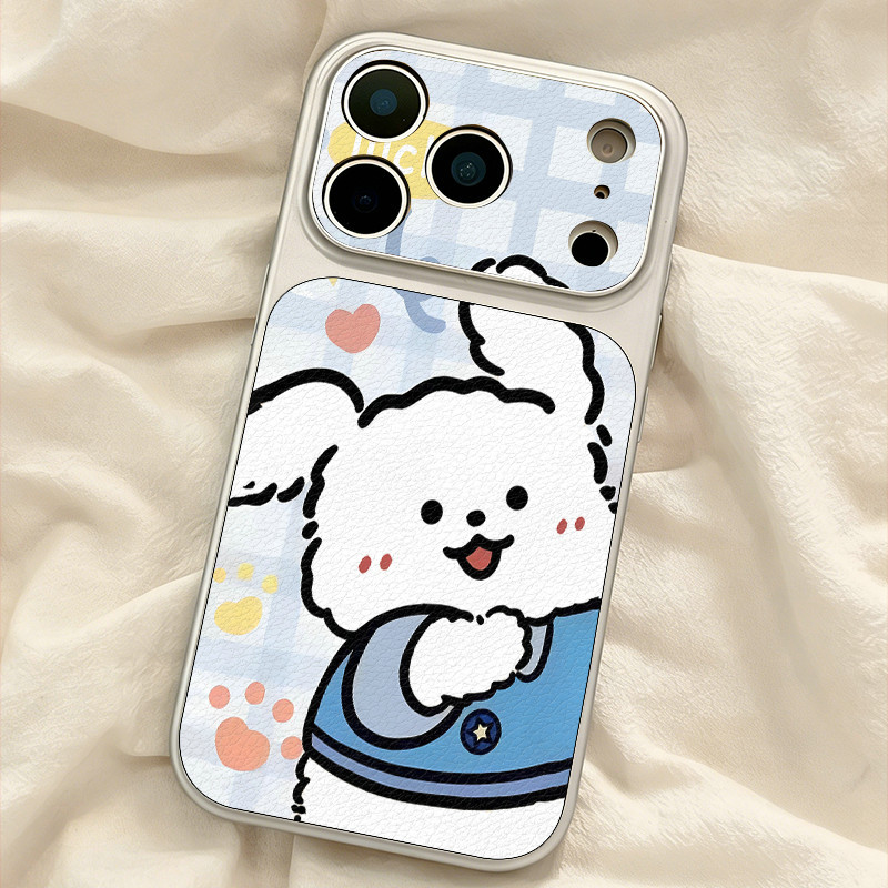 ลูกสุนัขขนาดใหญ่หน้าต่างหนังสําหรับRedmi A7 A5 A3 A2 A1 15A 15C 14C 13Cหมายเหตุ15 14 13 Pro Plus 12 