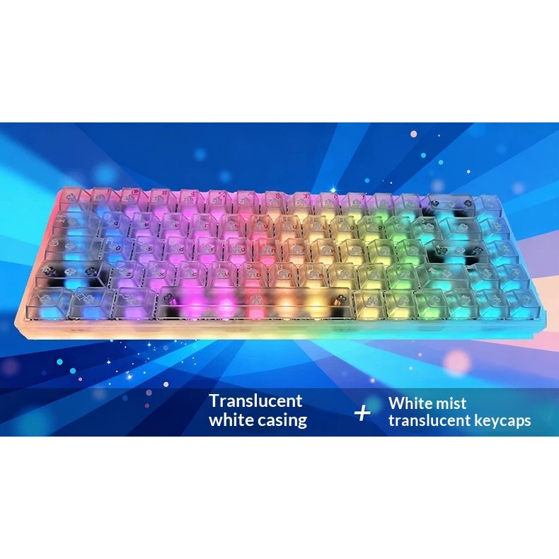 Everglide AE68Pro แกนแม่เหล็ก/ตําแหน่งแสงคู่/RT0.001MM/ADC เชื่อมต่อโดยตรง/พื้นที่ 10 ไฟ/ไฟด้านล่าง 40/มอนสเตอร์ทะเล