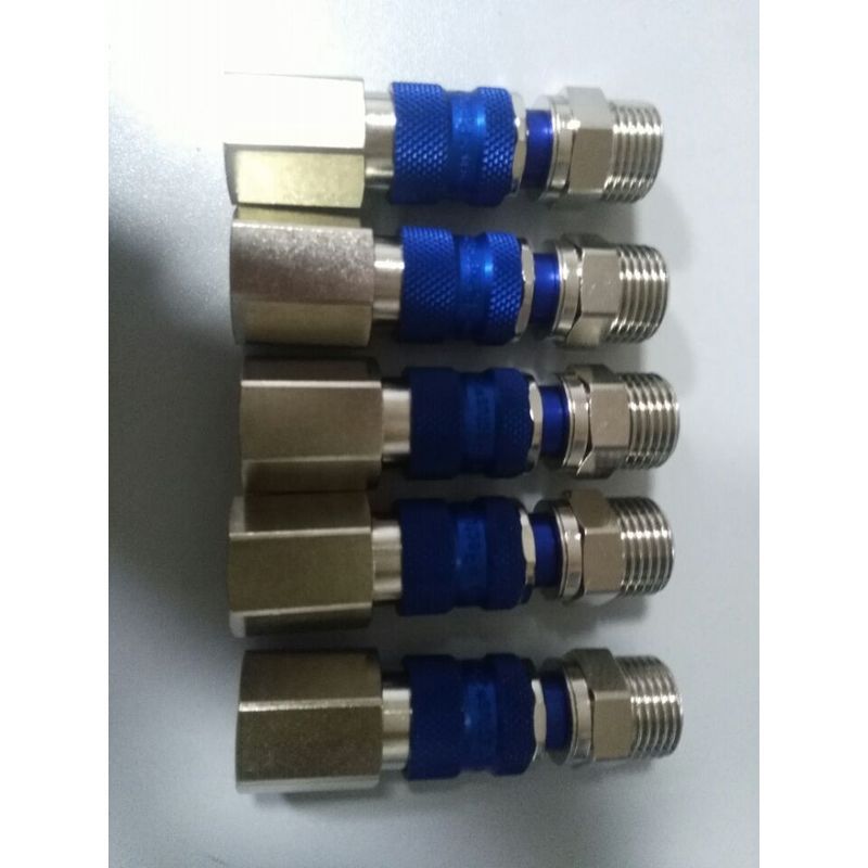 Rectus 25 NW ประเภท 7.8 Water Self-Locking Quick Connector ด้ายภายใน G1/4 Blue Function Connector