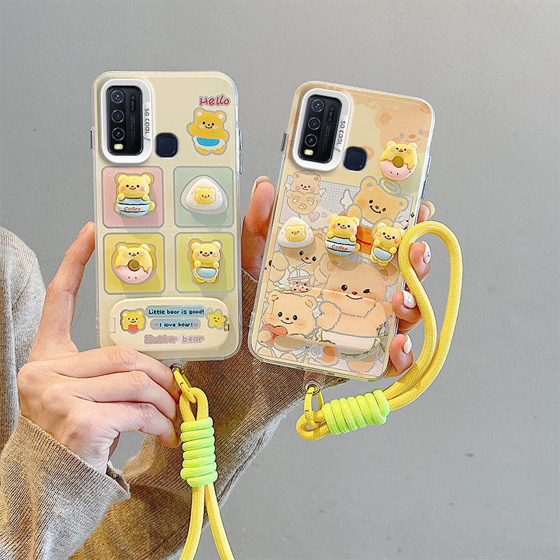 เคส Vivo Y30 เคส Vivo Y30i เคส Vivo Y50 สําหรับ Vivo เคสสร้อยข้อมือ hard BB-CYJZ