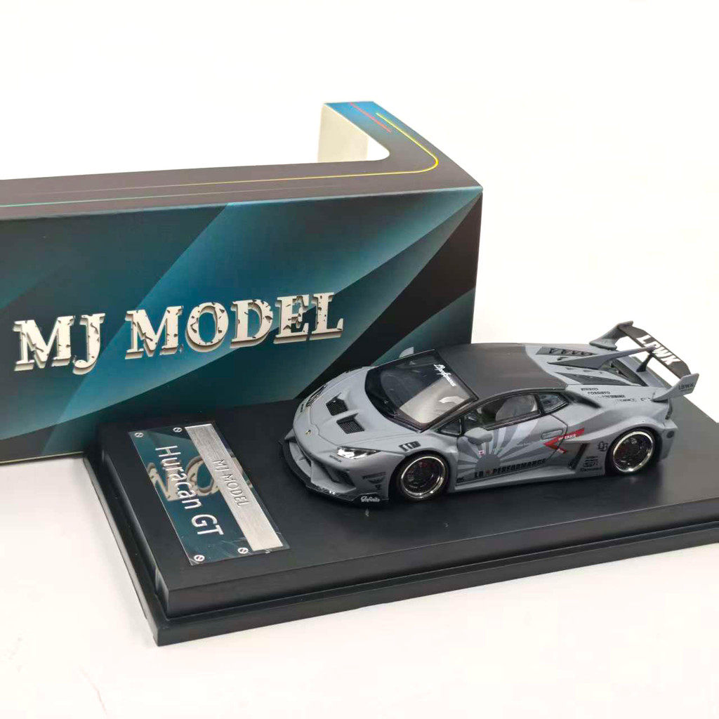 คลังสินค้าพร้อม MJ MODEL 1: 64 Lamborghini Calf Huracan GT Hurricane Alloy Car Model Jewelry