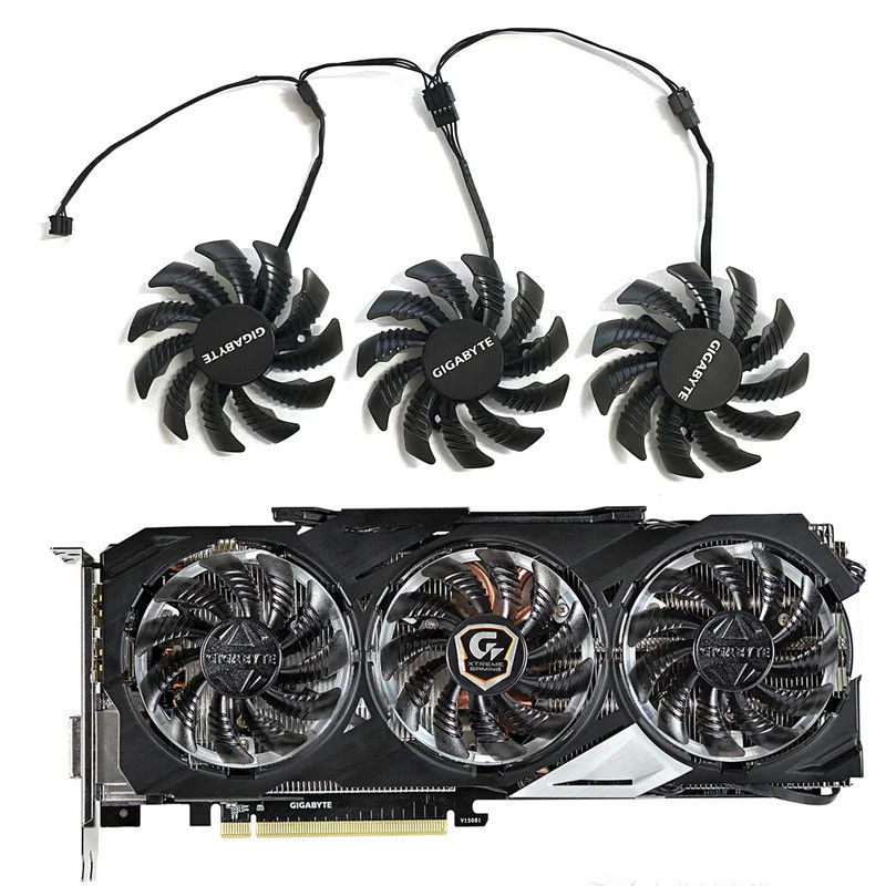 *PLD08010S12HH T128010SU 78MM DC 12V 0.35A 4PIN 78 มม.สําหรับ Gigabyte GTX980Ti GTX 980 GTX TITAN X 