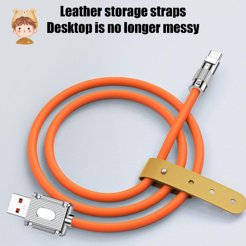 1M Type C Cable แกนทองแดงบริสุทธิ์ Fast Charging Data Wire