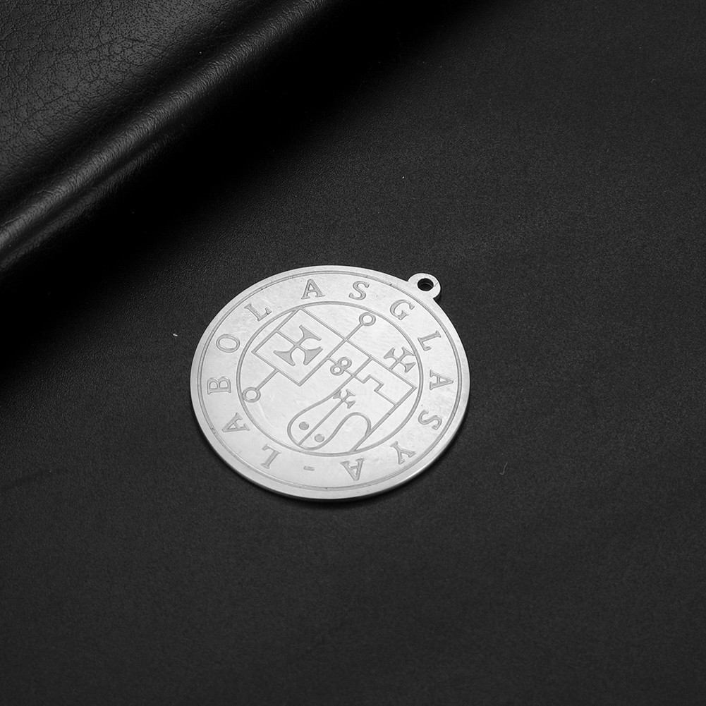 MYSHAPE 10 ชิ้น/ล็อตขายส่งสแตนเลส DIY อุปกรณ์เสริม Charms รายชื่อปีศาจใน Ars Goetia Vintage Solomon 