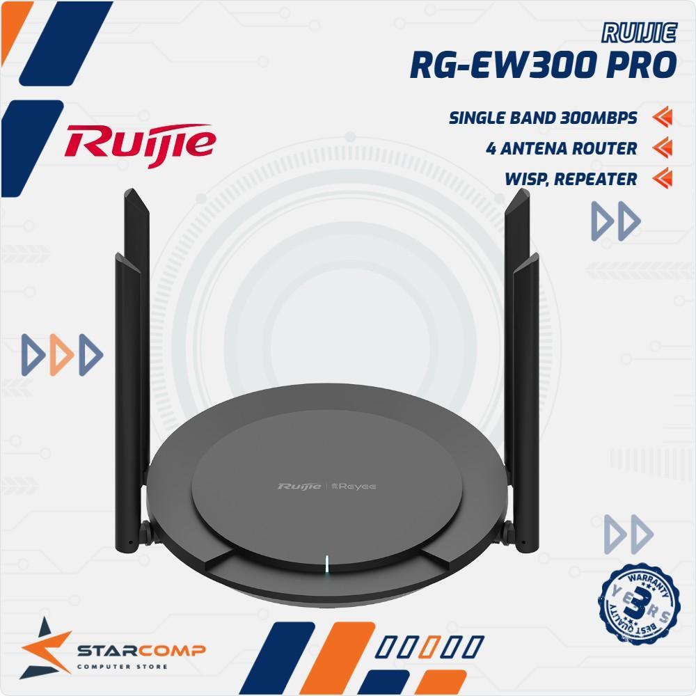 Ruijie RG-EW300 PRO 300Mbps เครื่องทวนสัญญาณเราเตอร์อัจฉริยะไร้สาย