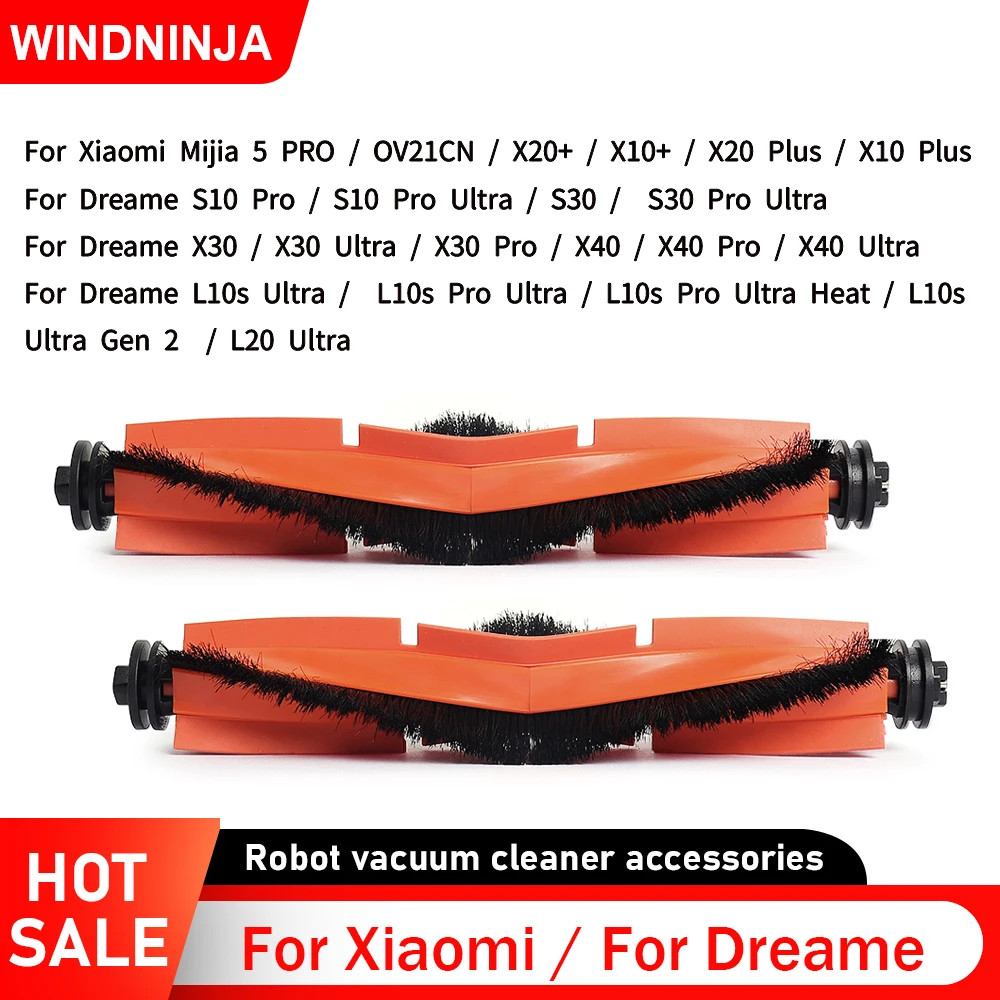 แปรงหลักสําหรับ Xiaomi X20 +/X10+/S10 และ Dreame L20 Ultra/L10s Ultra/L10s Pro Heat/X30 Ultra