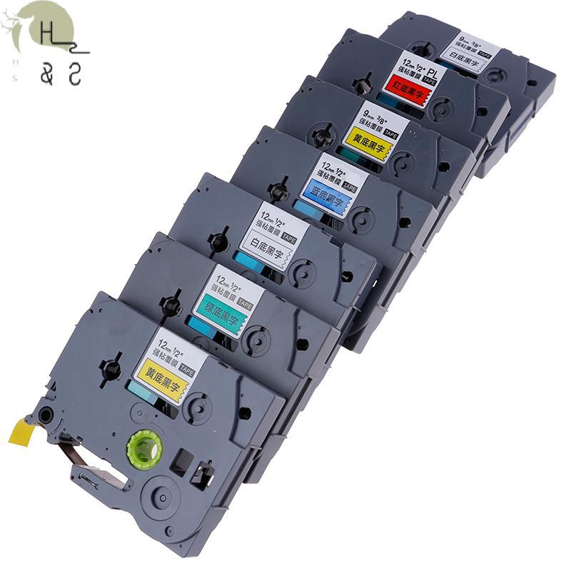 [H&S] 12mm 9mm TZ-231 PT-E100B D210 Label Tape สําหรับเครื่องพิมพ์ Brother P-touch {th}