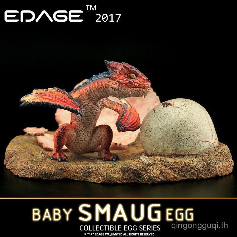 สินค้าใหม่ EDAGE Eden Century Ring King Spear Leather Egg Baby Hobbit Demon World Dragon Sculpture R