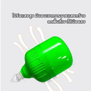 ไฟตกปลา ไฟคีบแบต ไฟสีเขียว 800W DC12V ไฟไดหมึก สีเขียวล่อปลา อุปกรณ์ตกปลา กันน้ำระดับ IP20