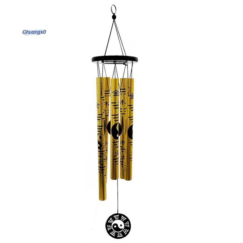 Chuangtfx03Extra Small Bagua Wind Chime จี้ Retro Metal Wind Chime Lucky Wind Chime Garden