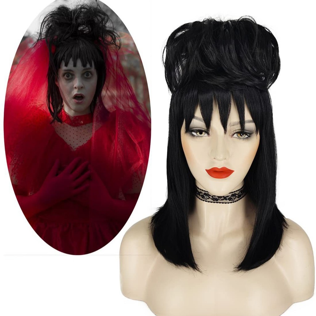 Underworld Master Beetle Juice น้ําด้วง Lydia Deetz วิกผม