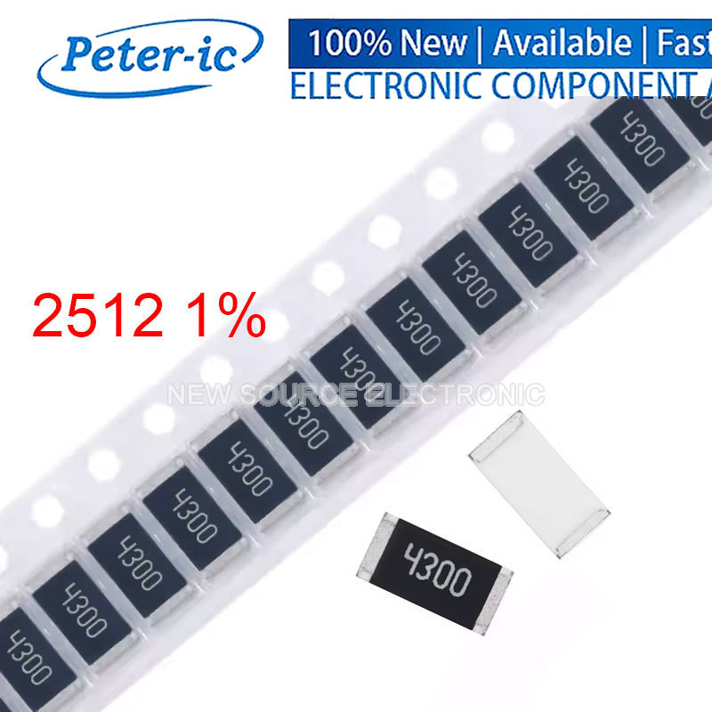 (20 ชิ้น) 2512 ตัวต้านทาน SMD 1% 0.1R 910R 0.2R 0.15R 0.25R 0.22R 0.47R 0R 1R 1.5R 5.1R 2.2R 4