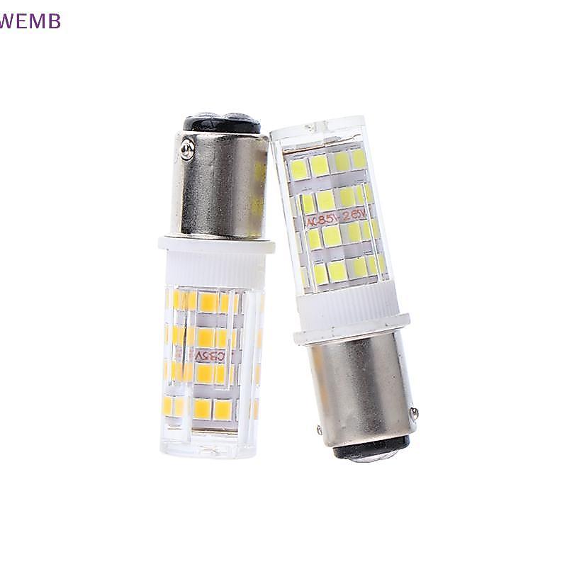 WEMB BA15D หลอดไฟข้าวโพดคริสตัล 5W ประหยัดพลังงาน 220V ความสว่างสูง 310-340LM ใหม่