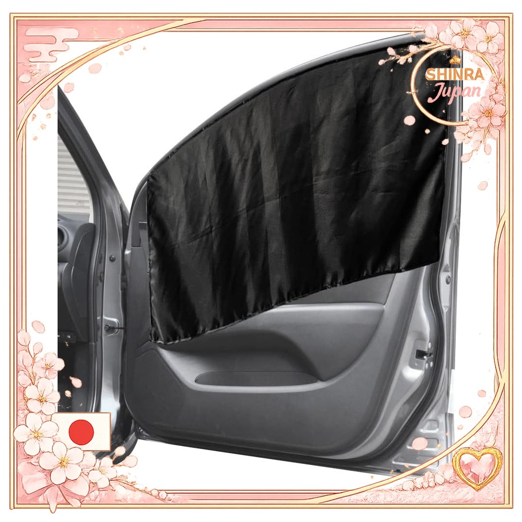 《Direct From Japan》  ZATOOTO Car Curtains, Blindfold, Blackout, Built-in Magnet, UV Protection, Priv