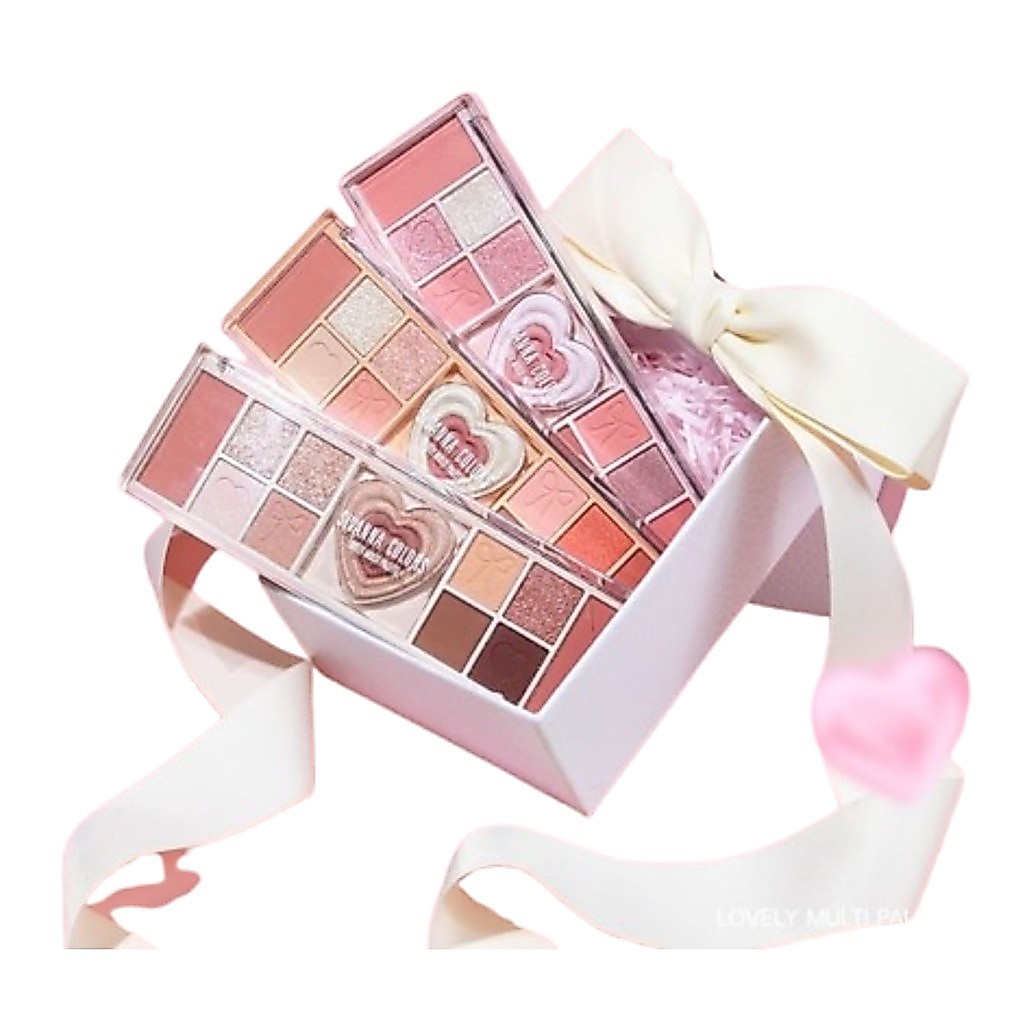 Sivanna Lovely Multi Palette #HF661 ซิวานน่า เลิฟลี่ มัลติ พาเลทท์ อายแชโดว์ ไฮไลท์ บลัชออน x 1 ชิ้น svl