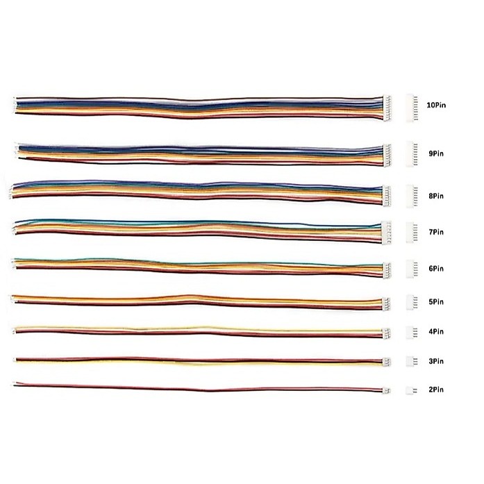 2 ชุดปลั๊ก PH2.0 JST 2.0 PH สาย PH-2.0 Connector Pitch 2.0 มม.2p ถึง 12 Pins ชายหญิงซ็อกเก็ตลวด
