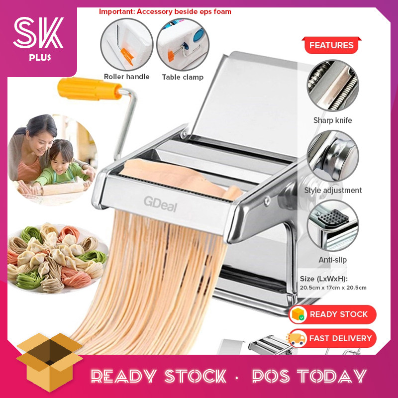 SKPLUS เครื่องก๋วยเตี๋ยวพาสต้าในครัวเรือนสแตนเลสด้วยตนเอง