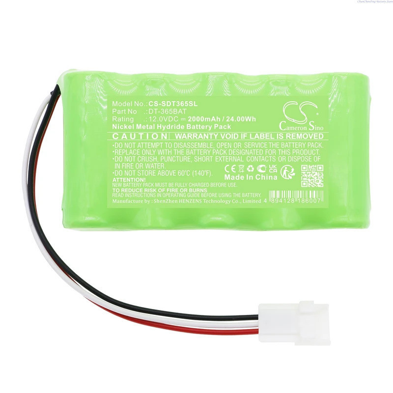 Cameron Sino 12.0V 2000mAh แบตเตอรี่ DT-365BAT สําหรับ Shimpo DT-365, DT365 + เครื่องมือ