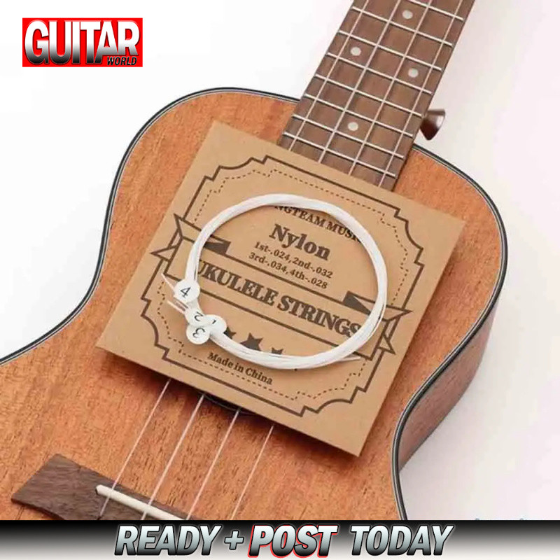 Ukulele Strings ไนลอน Soprano Concert Tenor Low G Strings สําหรับ Ukulele เครื่องดนตรี