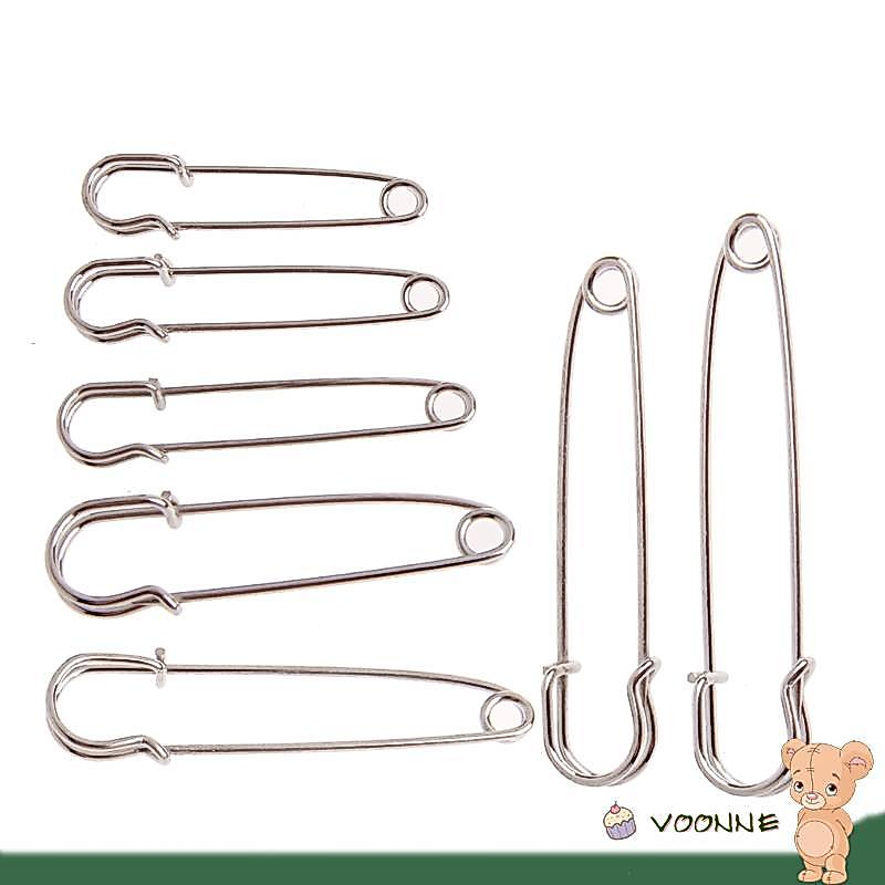 Voonne DIY ชุดเครื่องมือเย็บผ้า 10 ชิ้นHeavy Duty Safety Pins อุปกรณ์เสริมเสื้อผ้า