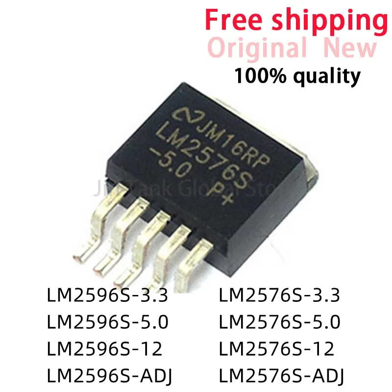 5PCS LM2596S LM2576S LM2596S-3.3 LM2596S-5.0 LM2596S-12 LM2596S-ADJ LM2576S-3.3 LM2576S-5.0 LM2576S-
