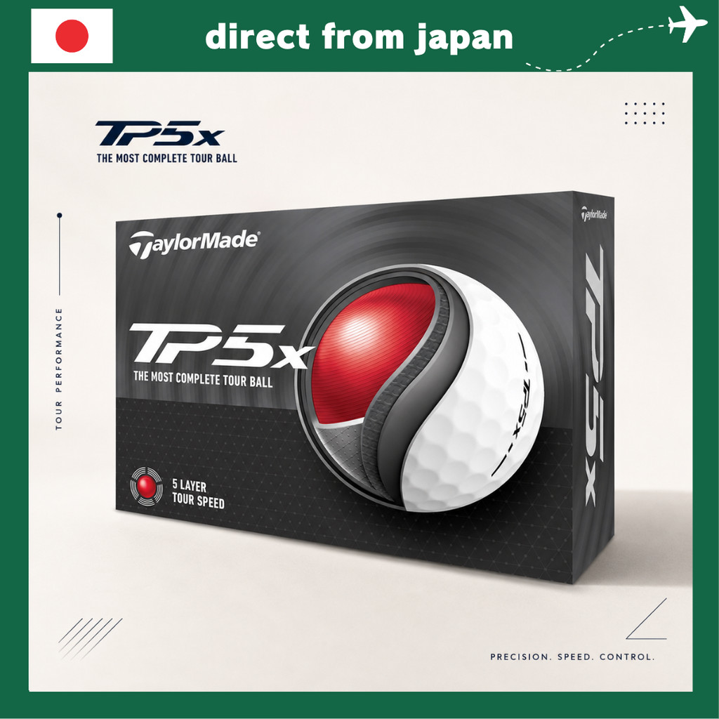 TaylorMade TP5x 2024 Golf Balls — Faster Speed, Precise Control