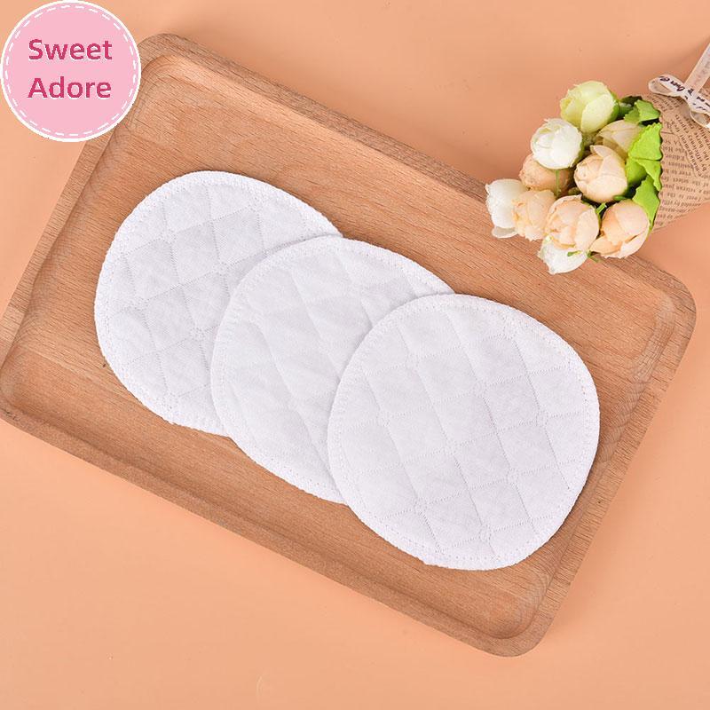 SweetAdore 10 ชิ้นแต่งหน้า Remover สําลีแผ่นล้างทําความสะอาดได้ Zero Waste Skin Cleaner TH
