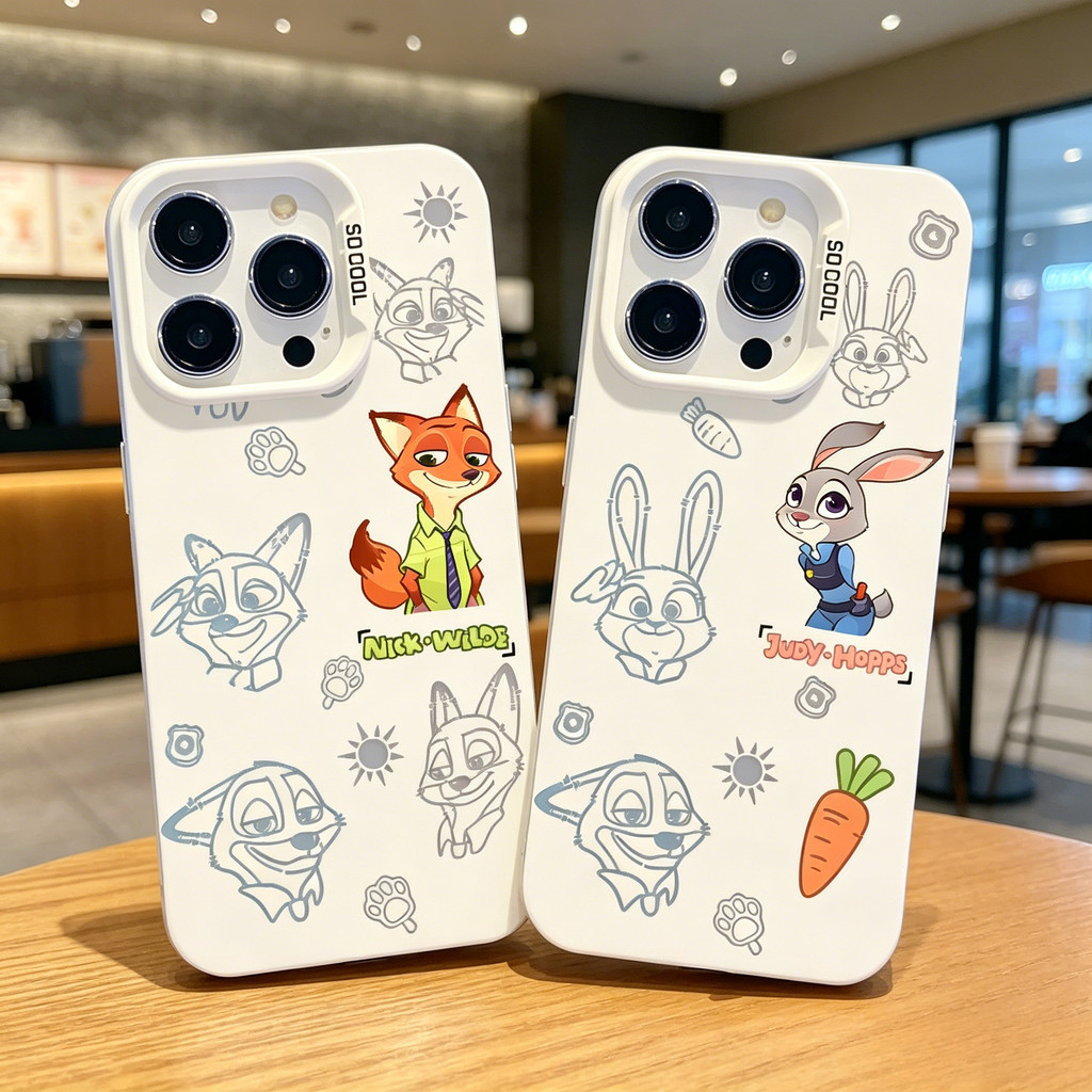 ชื่อร้าน เคสไอโฟนลายคู่รักจูดี้&นิกสุดฮาiPhone17ProMax17Air16pro15plus14/13/12/11/XS/7P-CDYMSCY60