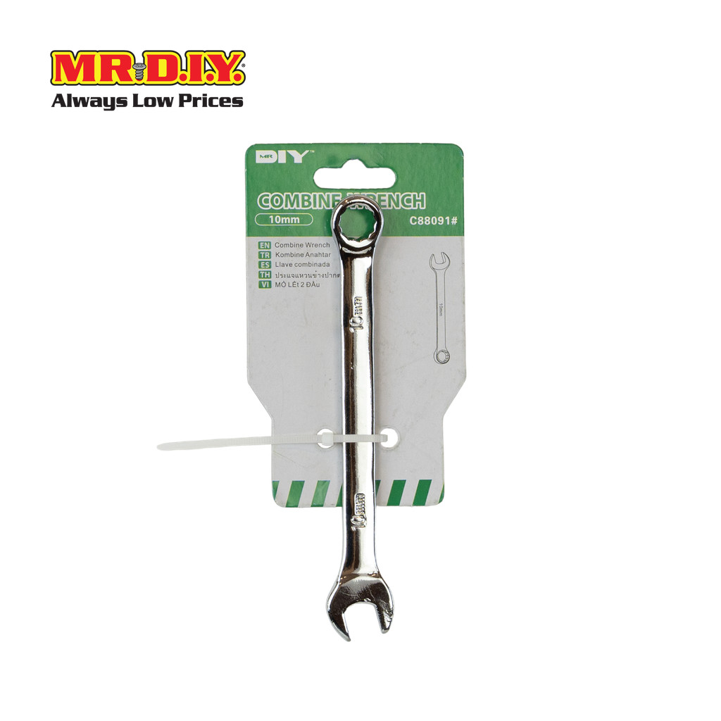 MR.D.I.Y. ประแจแหวนข้างปากตาย Combination Wrench รุ่น C88091# เบอร์ 10