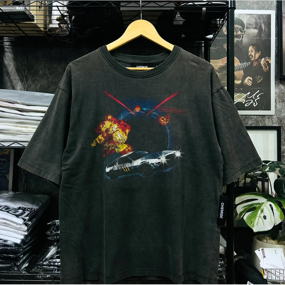 【ขายร้อน】 เสื้อ THREEMANDOWN x CHEMISE #ทรีแมนดาวน์  #Threemandown #เสื้อวงไทย S-5XL