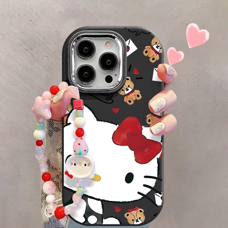 การ์ตูน KT แมวหมีตุ๊กตาสําหรับ Samsung A02 A03 A04E A03S A02S A04 A05 A05S A10 A10S M01S A11 A12 M12