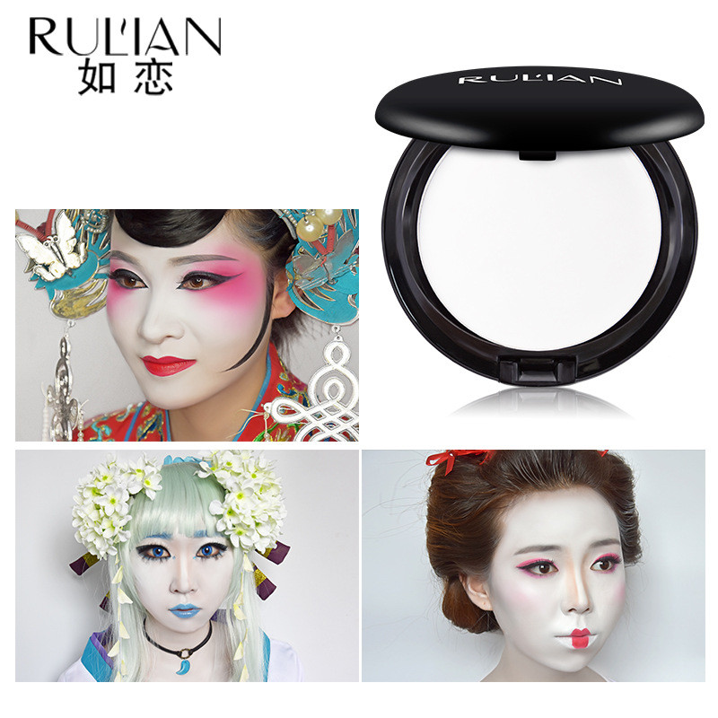 R R RULIAN RULIAN Makeup White Foundation Cream Halloween COS Vampire Makeup Zombie Makeup Painted W