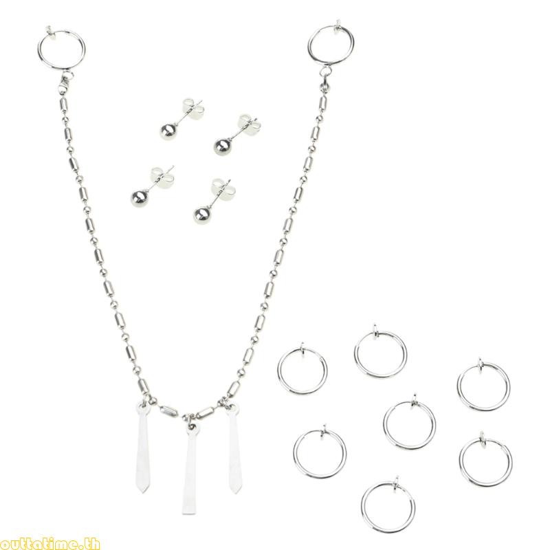 ต่างหูแบบ anime Horimiya Miyamura Izumi เหมาะสำหรับคอสเพลย์ ผลิตจากเหล็กไทเทเนียม