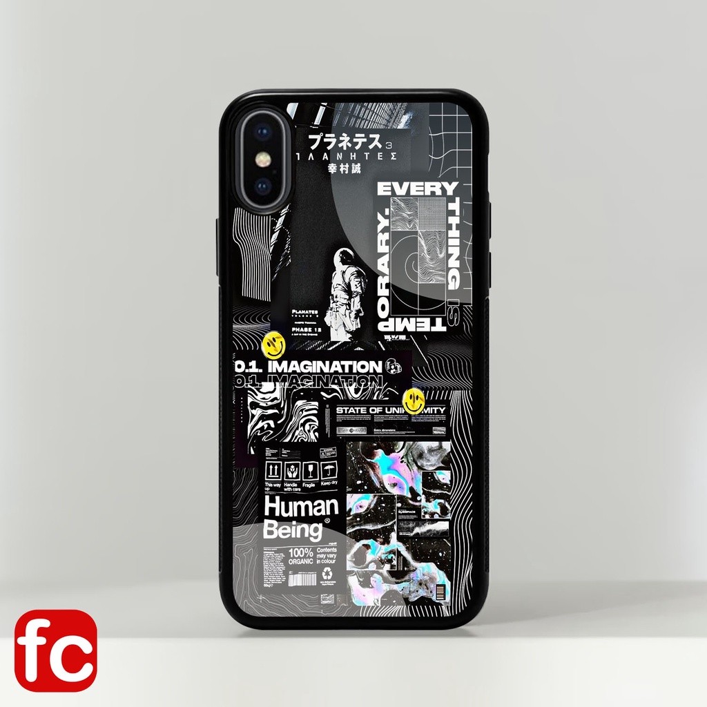 เคสมัน Iphone X XS XS MAX XR [FR43] เคสเงา Cool Kesing Iphone Softcase Hardcase Aesthetic Music Nasa