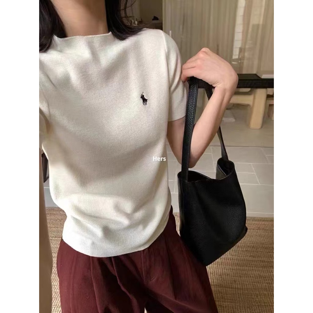 เสื้อแขนสั้นเช็กเกิร์ด สไตล์เกาหลี slim fit คุณภาพเยี่ยม JUU5