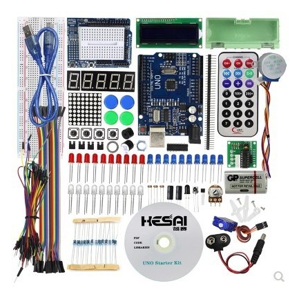 Uno r3 Starter Improvement Kit Kit3 Maker Development Board Kit3 การเรียนรู้ Board ฟรีข้อมูลการเรียน